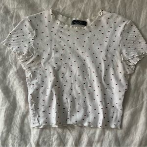 Micro cherries baby tee